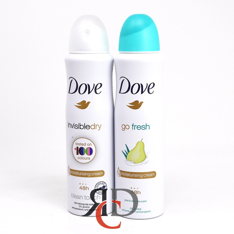 DOVE 150ML WOMENS CARE SPRAY 48HR