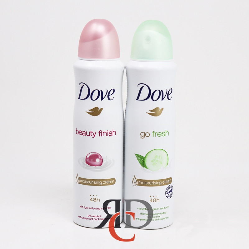 DOVE 150ML WOMENS CARE SPRAY 48HR