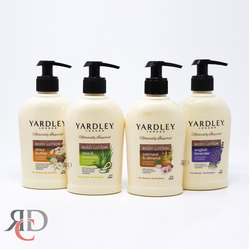 YARDLEY 8.4 OZ BODY LOTION W/ PUMP 1CT