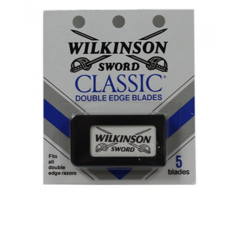 WILKINSON SWORD MEN'S DOUBLE EDGE REFILL RAZOR BLADES (PACK OF 5)