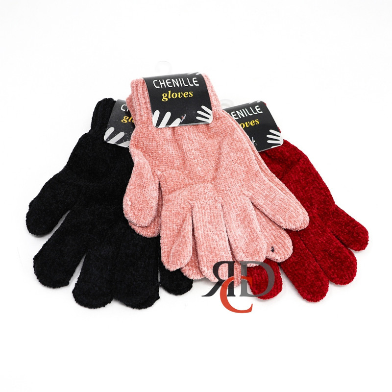 CHENILLE STRECH WINTER GLOVES