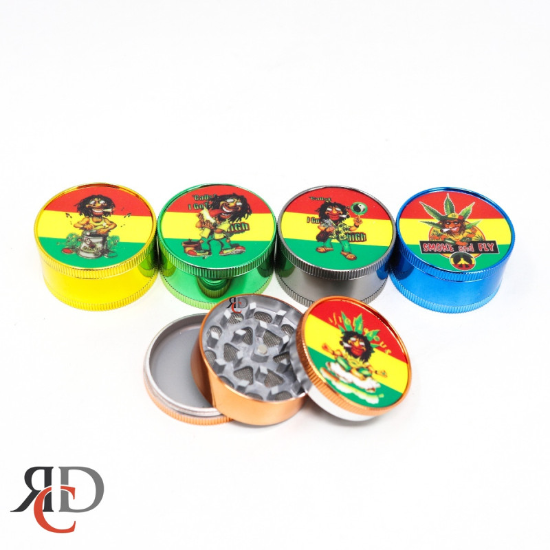 GRINDER 3PART 52MM ZINC ALLOY BOB GRD4629 1CT