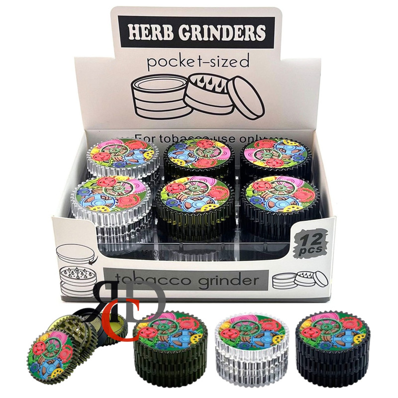 GRINDER 4-PART 35MM ACRYLIC GRD218 1CT