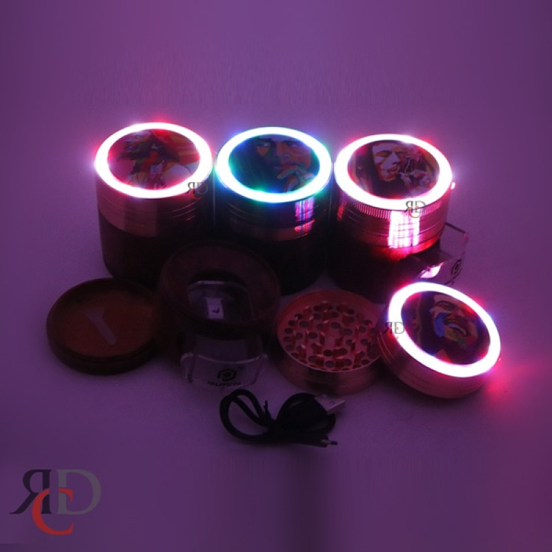 GRINDER 4 PART 63 MM WITH LED ON TOP W/ CHARGER GRD1309 1CT