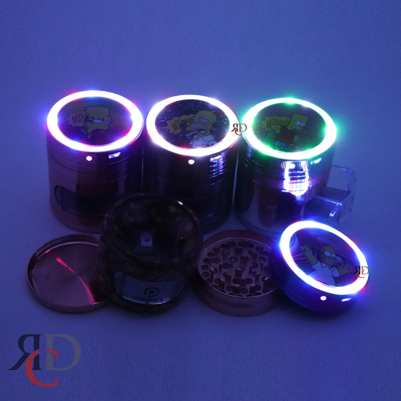 GRINDER 4 PART 63 MM WITH LED ON TOP W/ CHARGER GRD1314 1CT