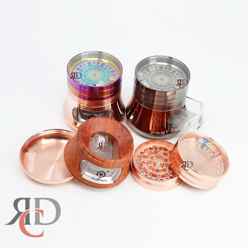 GRINDER 4 PART 63MM WITH DICE ON TOP GRD9067 1CT