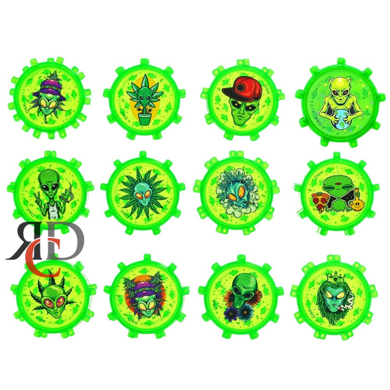 GRINDER ACRYLIC ALIEN THEME GRD211 1CT