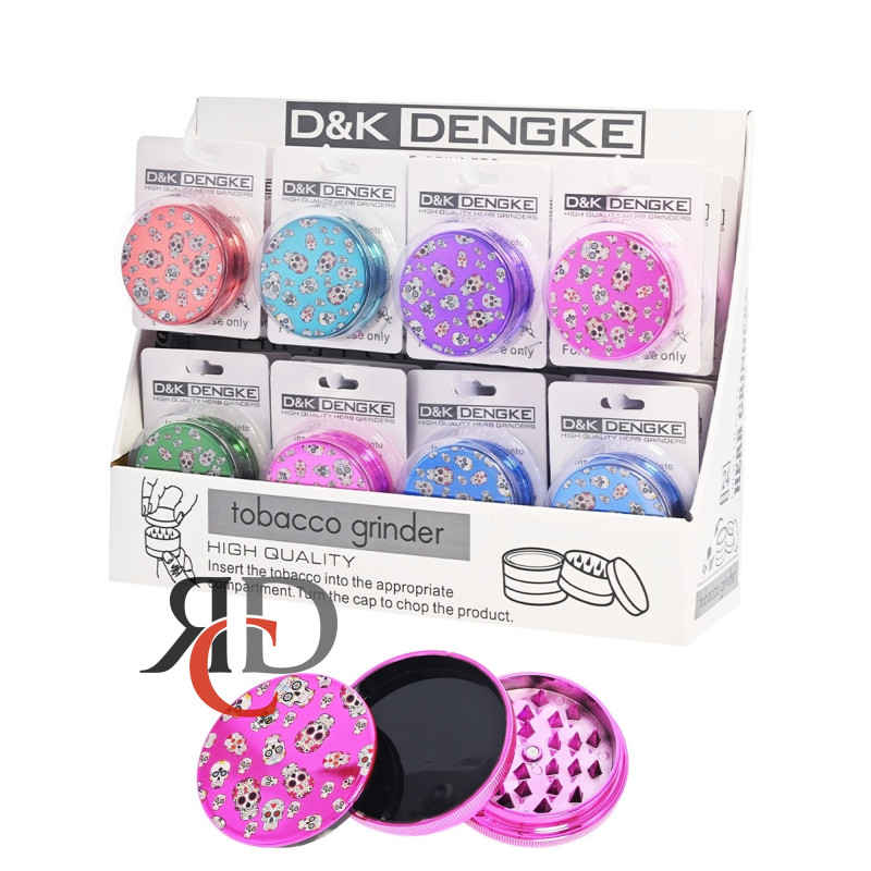 GRINDER ACRYLIC SKULL PATTERN GRD210 1CT