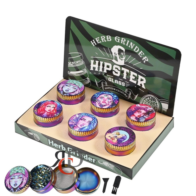 GRINDER HIPSTER 4-PART 40MM  GRD5555 1CT