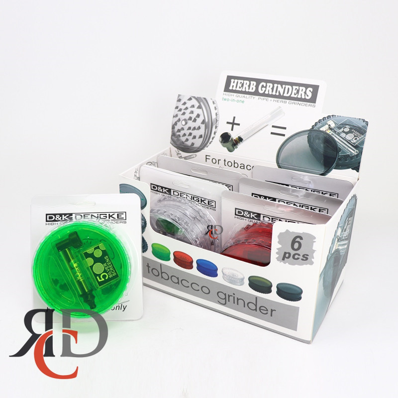 GRINDER PLASTIC 100MM W/ METAL PIPE & SCREEN GRD4013 1CT