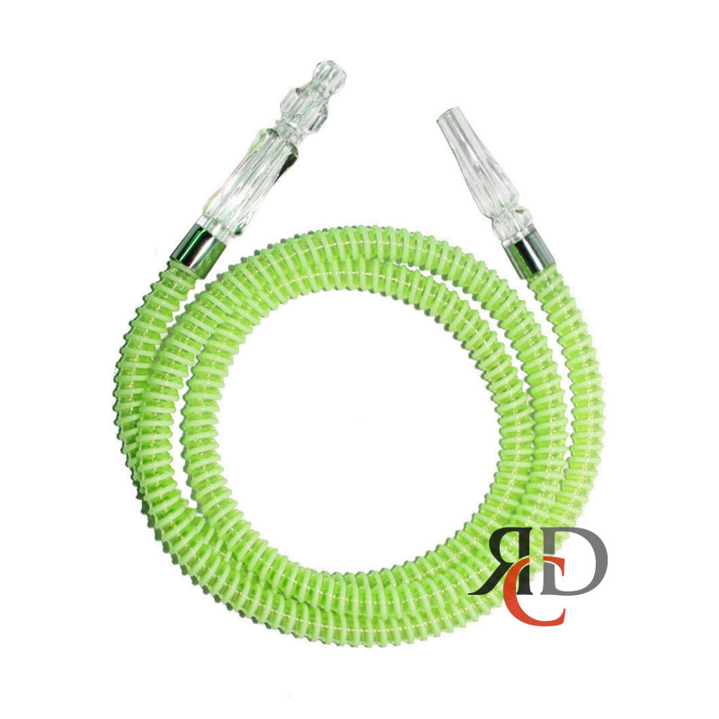 HOOKAH HOSE PLASTIC SPIRAL DESIGN ASST. COLORS HOSE07