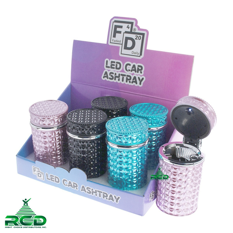 LED CAR BUTT BUCKET ASHCAR05 6CT