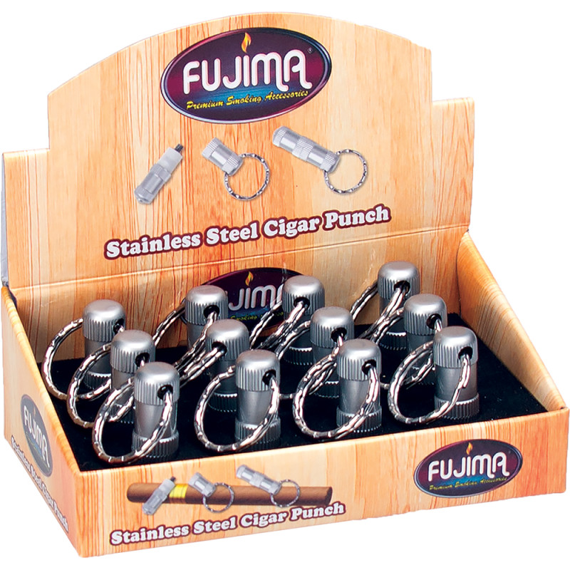 CIGAR PUNCH WITH KEY RING CIGPNCH02 12CT/DISPLAY 