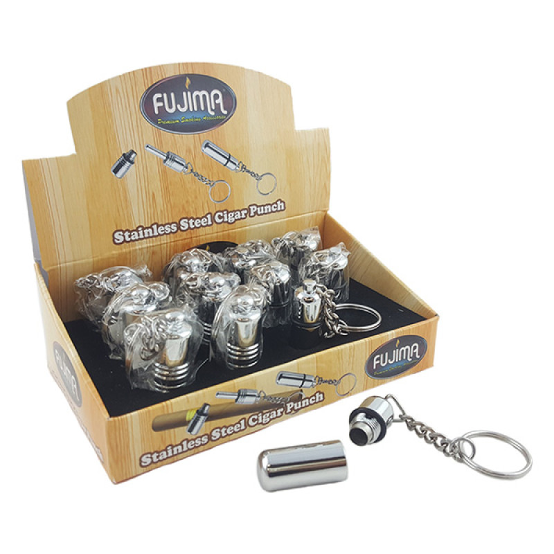 STAINLESS STEEL CIGAR PUNCH CIGPNCH1