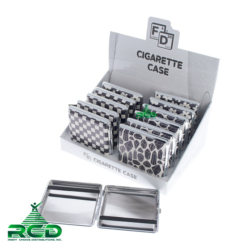 CIGRATTE CASE KING'S LEATHER CASE PCB101 - 12CT/ DISPLAY