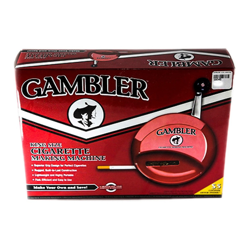 GAMBLER CIGARETTE MAKING MACHINE KS RED 1CT
