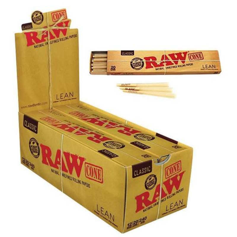 RAW CONE LEAN 110MM  20 CONE/PACK 12CT/PACK