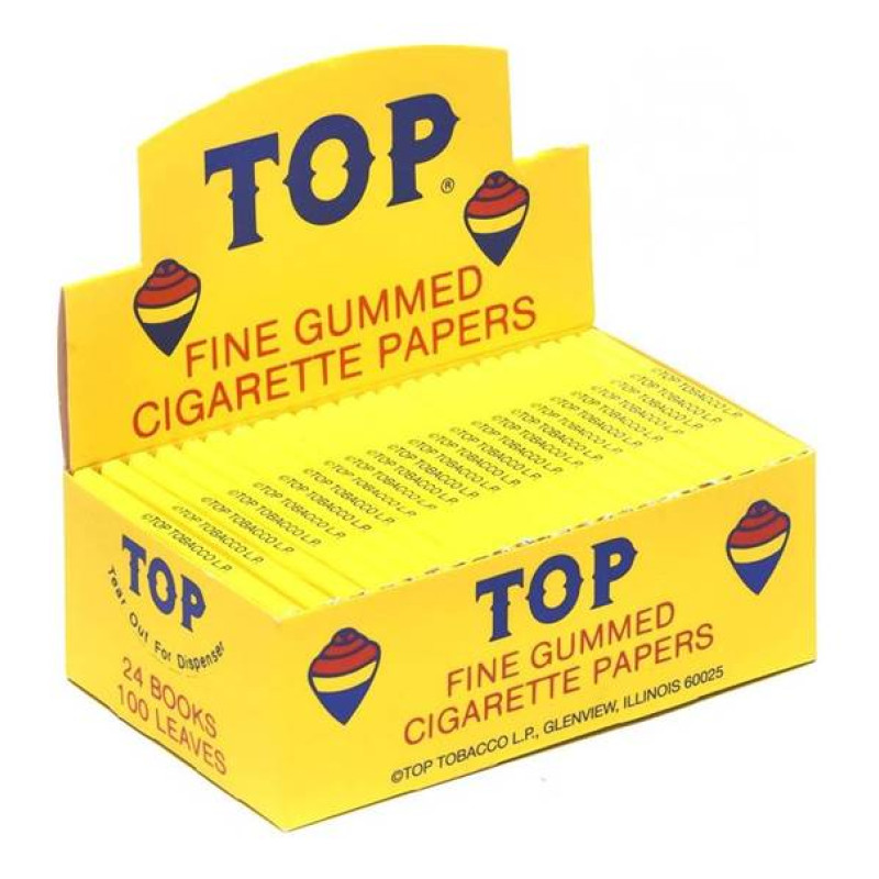 TOP CIGARETTE ROLLING PAPERS 24CT/PACK