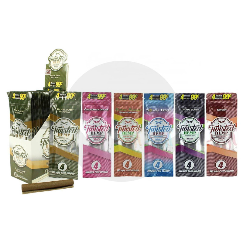 TWISTED HEMP WRAP 15CT/PACK