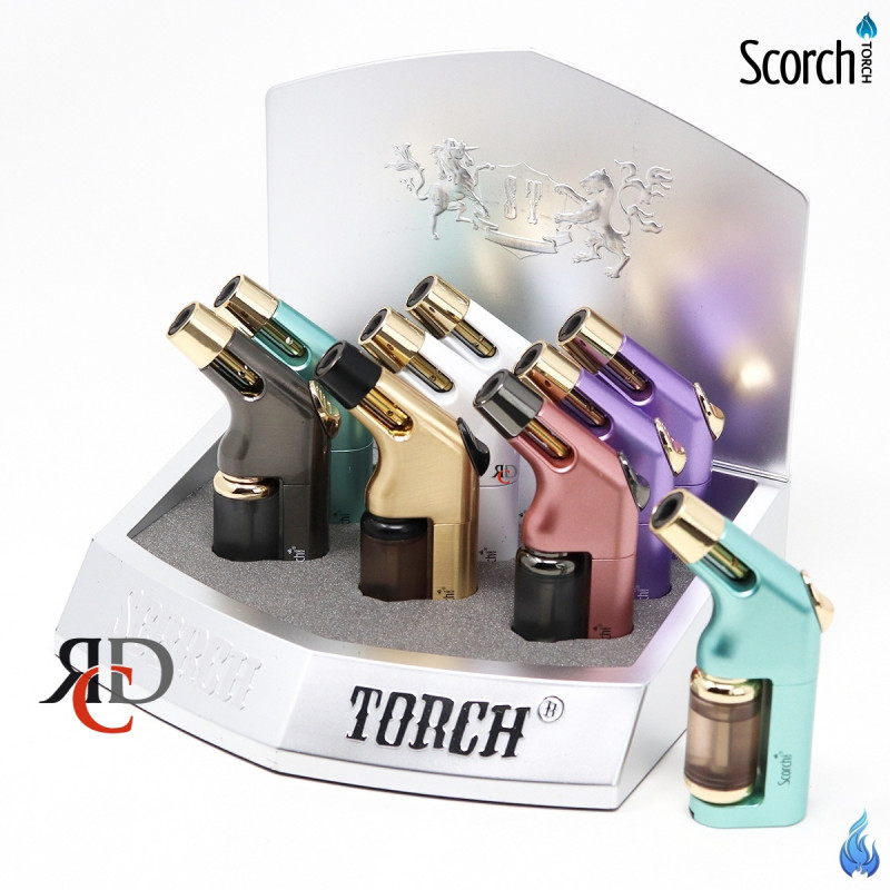 SCORCH TORCH 45DEG NOZZEL W/ SEE THROUGH TANK - STDS194 9CT/ DISPLAY