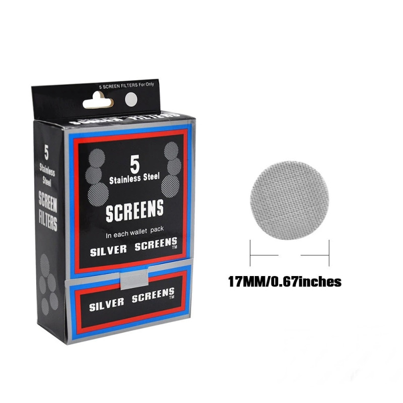 SCREENS STEEL FILTER SMOKING TOBACCO PIPE 1CT