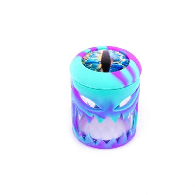 DRAGON EYE GLASS SILICONE 3.5GRAM JAR - JAR90