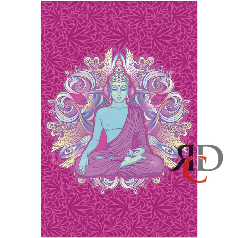 BUDDHA BUD TAPESTRY - 51IN x 80IN