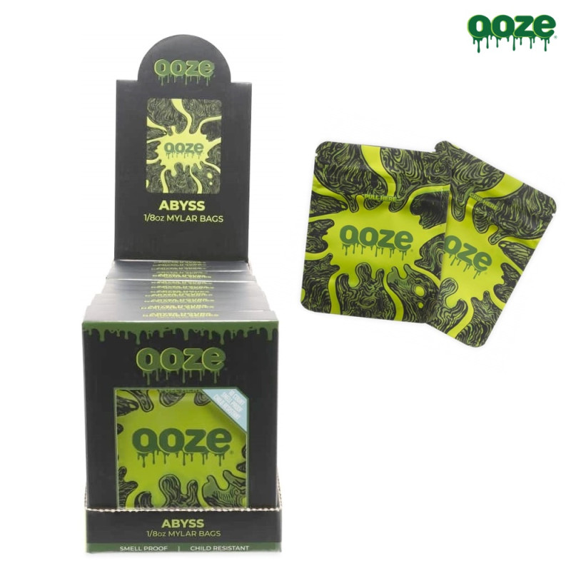 OOZE DESIGNER MYLAR BAGS - 1/8oz - 10pk