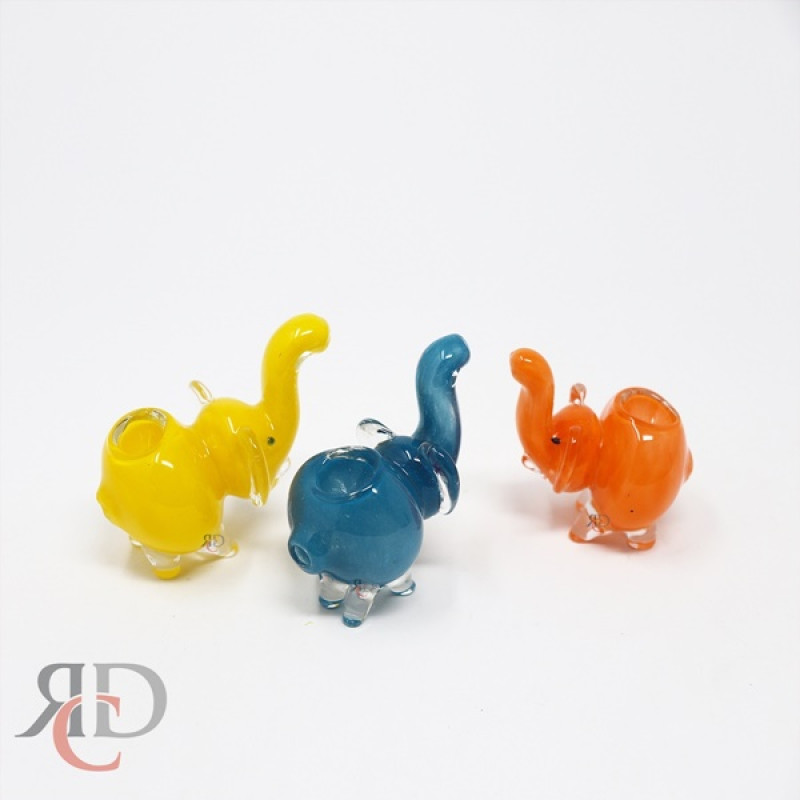 ANIMAL PIPE BABY ELEPHANT ASST. COLORS ANML400