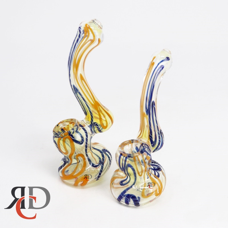 GOLD FUMES SHERLOCK STYLE STANDING BUBBLER BB34 1CT