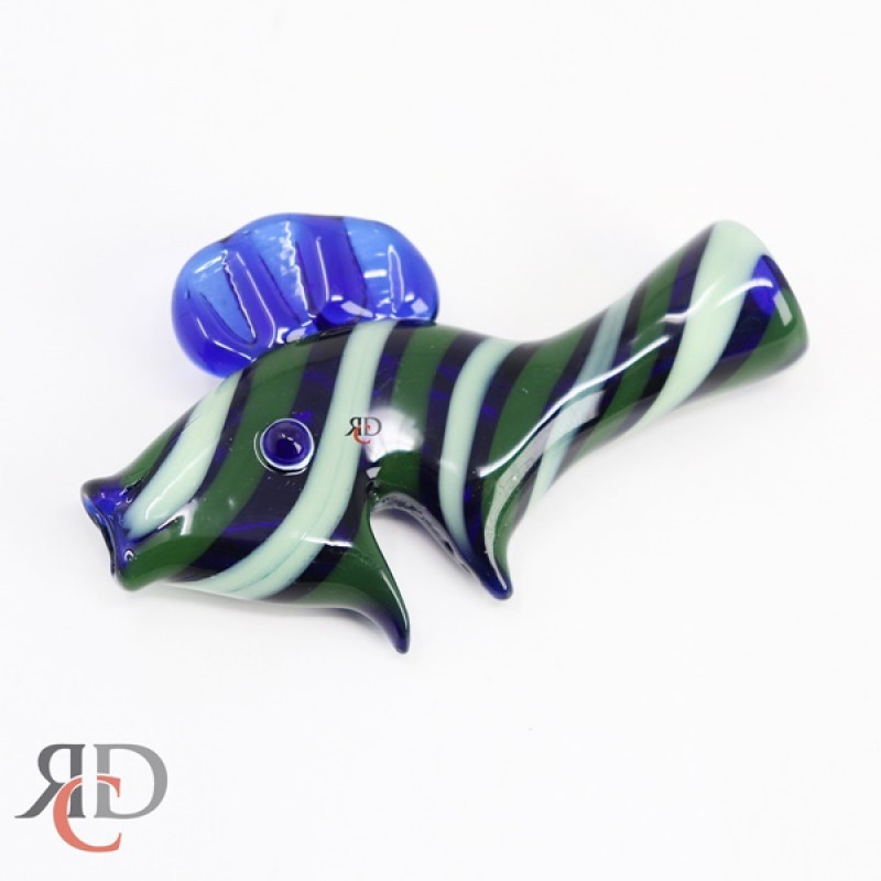 CHILLUM COLOR TUBE FANCY DESIGN FISH CH508 1CT