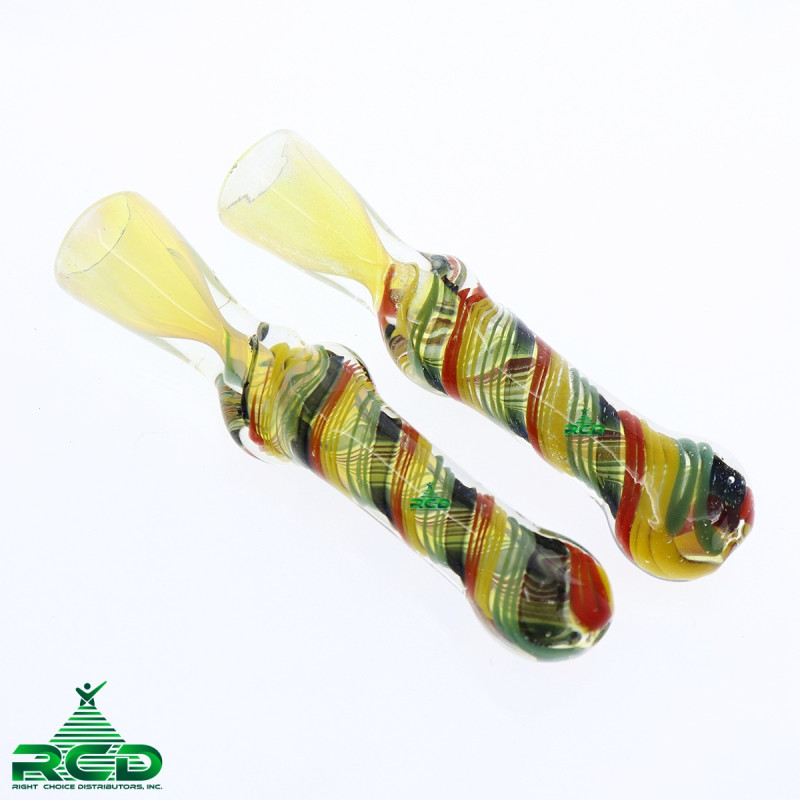 CHILLUM DICHRO ART RASTA FANCY CH381 1CT