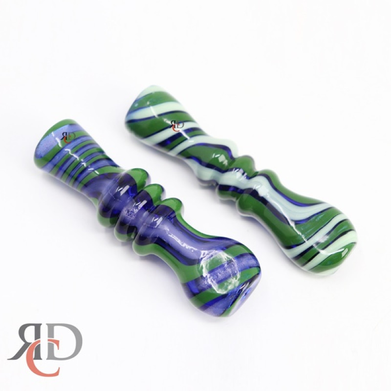 CHILLUM GREEN STRIPED RIM CH503 1CT