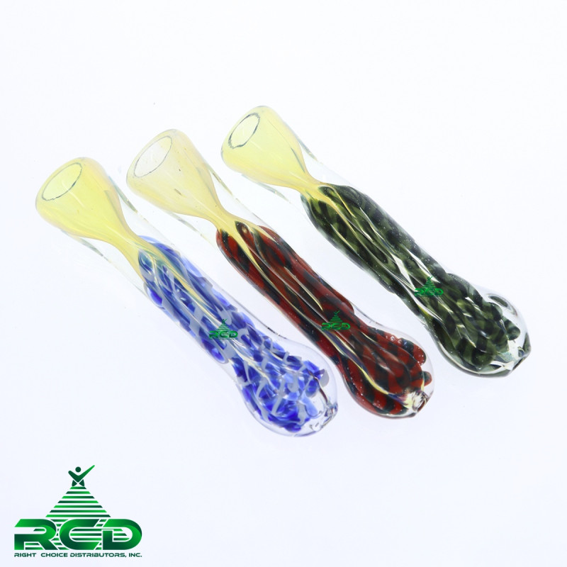 CHILLUM TUSTING ART FLAT MOUTH CH3007 1CT