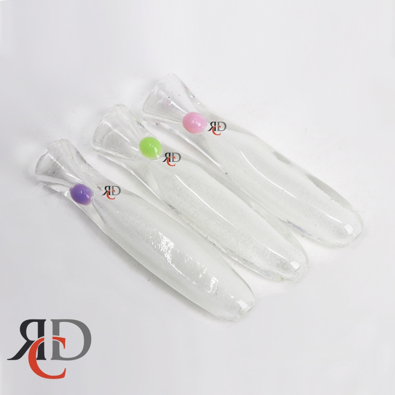GLOW IN DARK SQUARE SHAPE CHILLUM CH400 1CT