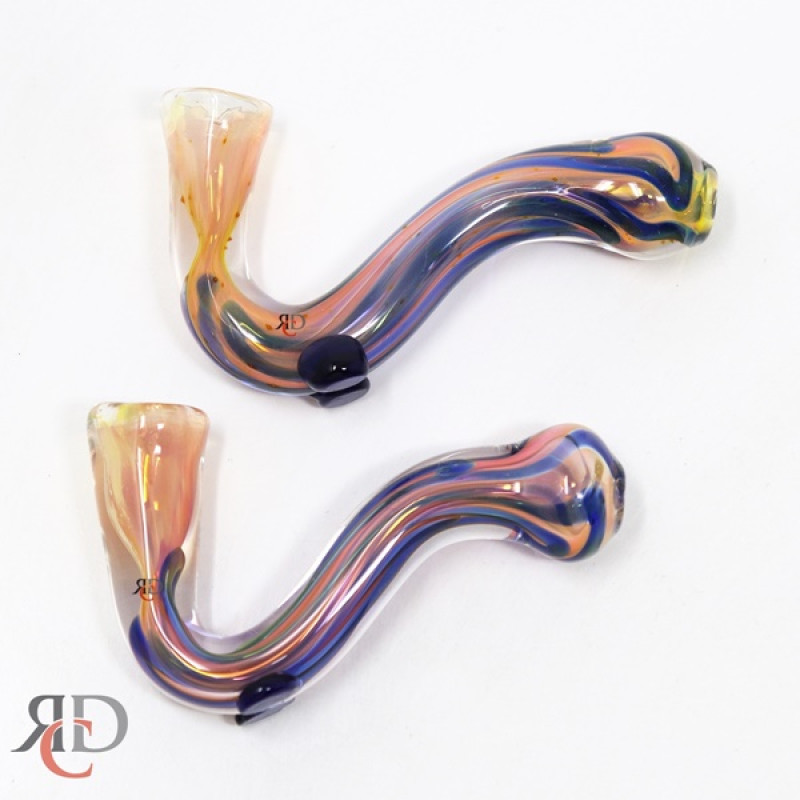 GOLD FUMED SHERLOCK CHILLUM SLT106