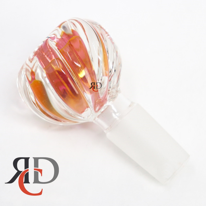 GLASS BOWL GOLD FUME DELUX CUT BMD142-14MM 1CT