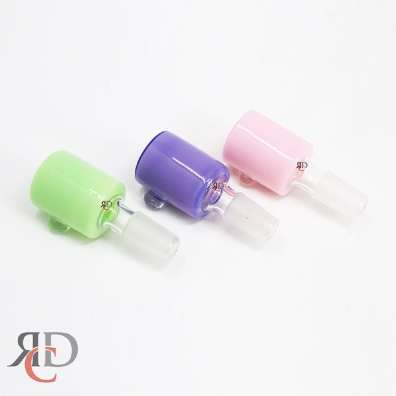 GLASS BOWL MILKY TUBE LONG SHAPE BMD128-14MM 1CT