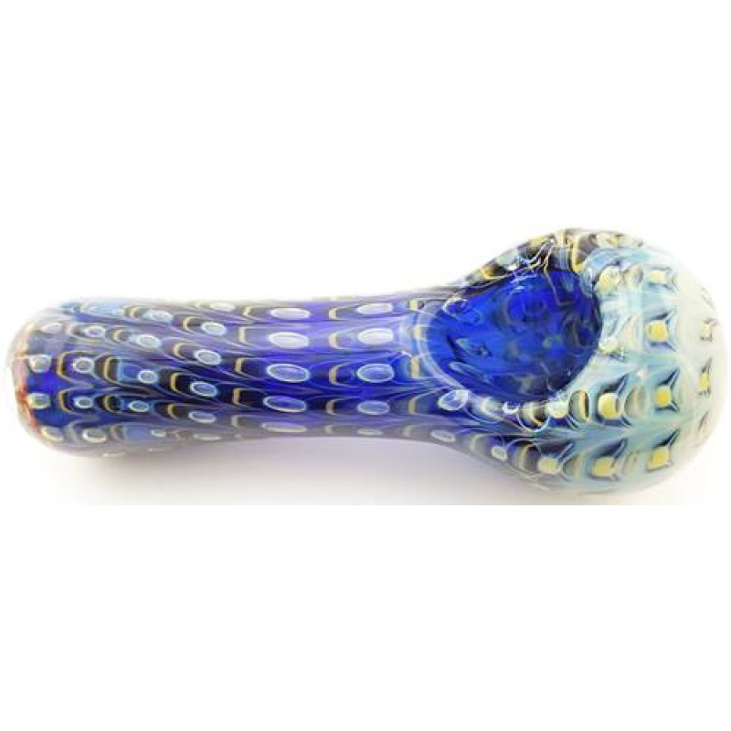 HAND PIPE FANCY DOUBLE GLASS PIPE GP811 1CT
