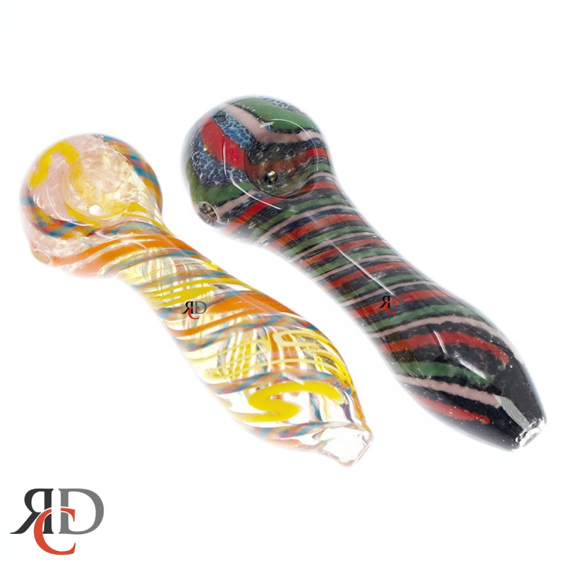 GLASS PIPE ART MIX COLOR GP4083 1CT