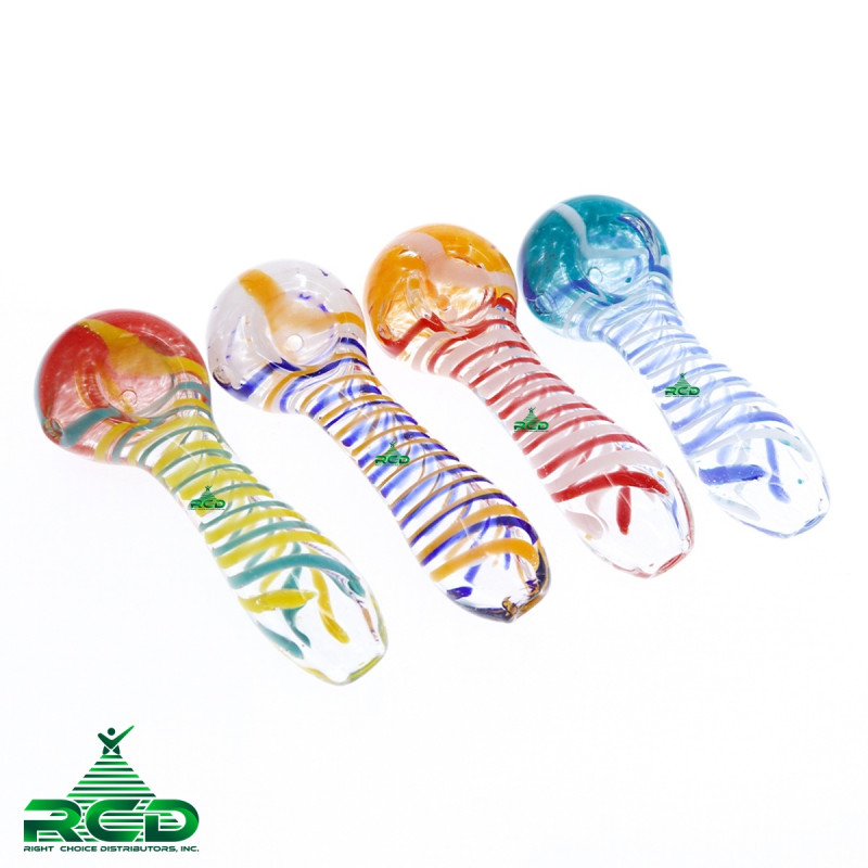 GLASS PIPE ASST. COLOR GP2757 1CT