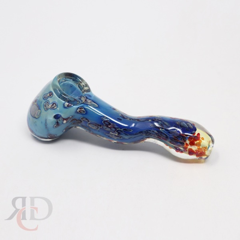 GLASS PIPE DOUBLE GLASS COBRA SHAPE GP8552 1CT