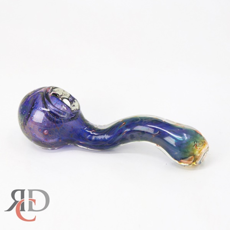 GLASS PIPE DOUBLE GLASS SHERLOCK SHAPE GP8582 1CT