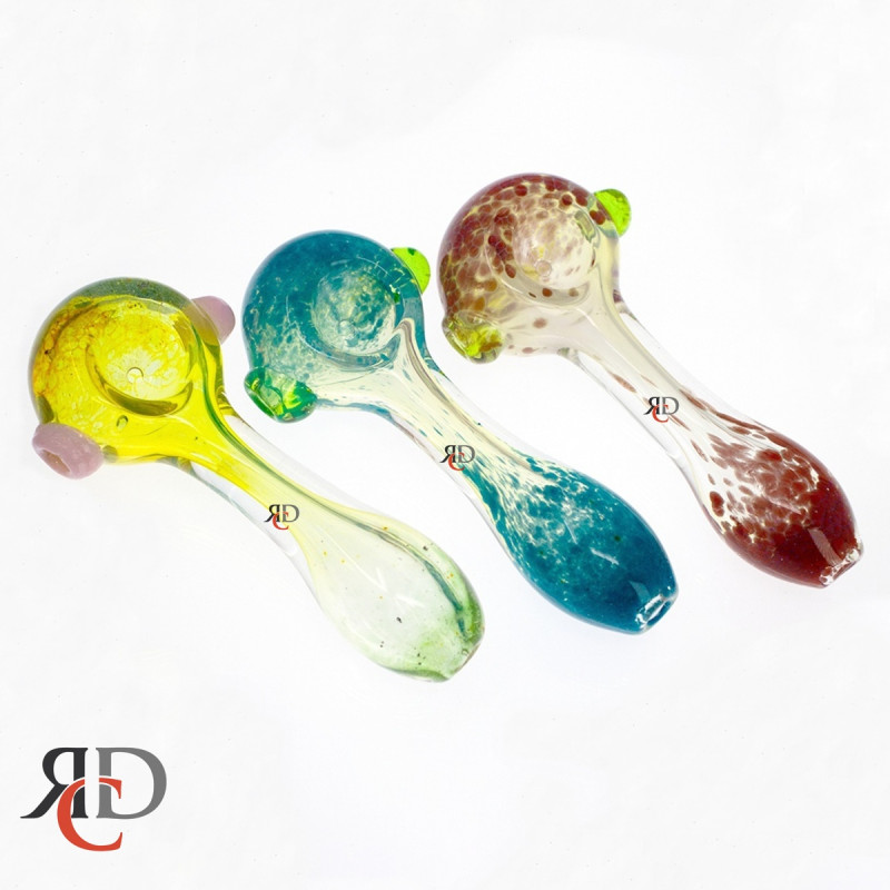 GLASS PIPE FRIT & FLOWER ART GP3607 1CT