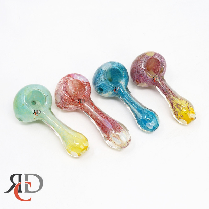 GLASS PIPE FRIT DOT ART GP2716 1CT