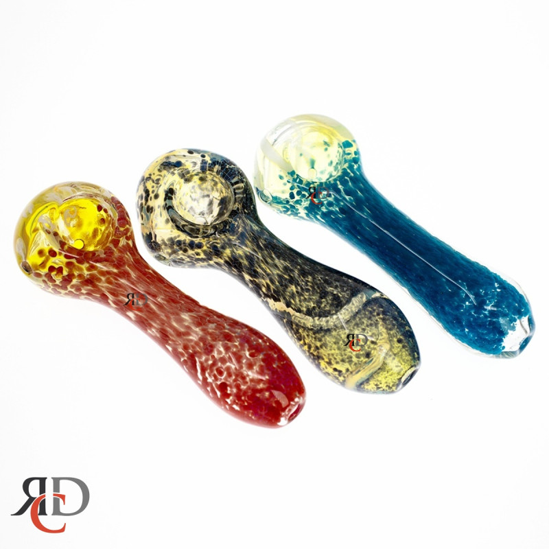 GLASS PIPE FRITED MIX COLOR GP3608 1CT