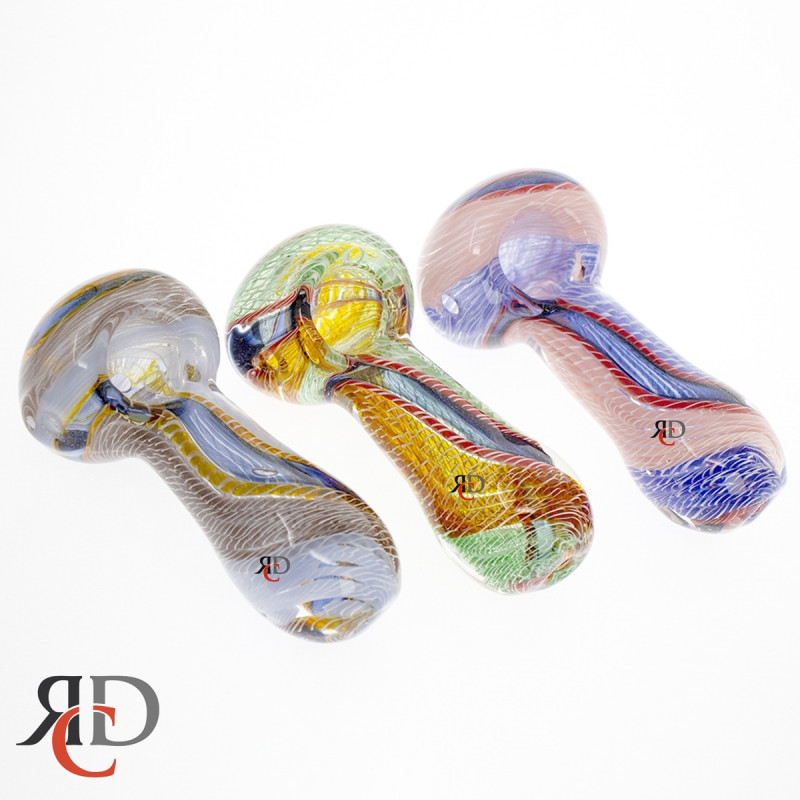 GLASS PIPE FULL TWISTING & DICHRO ART GP6105 1CT