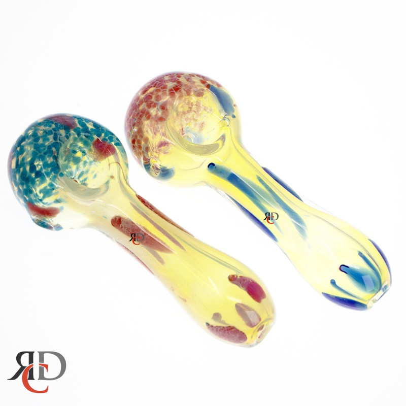 GLASS PIPE FUMED & FRIT GP3613 1CT