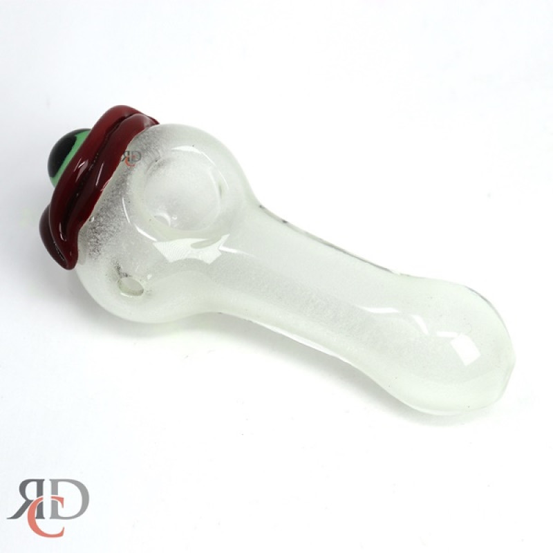 GLASS PIPE GLOW IN DARK EYE GP1015 1CT
