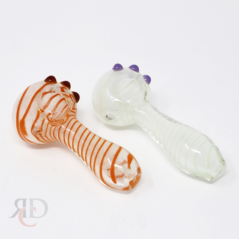 GLASS PIPE GLOW IN DARK PIPE GP5521 1CT